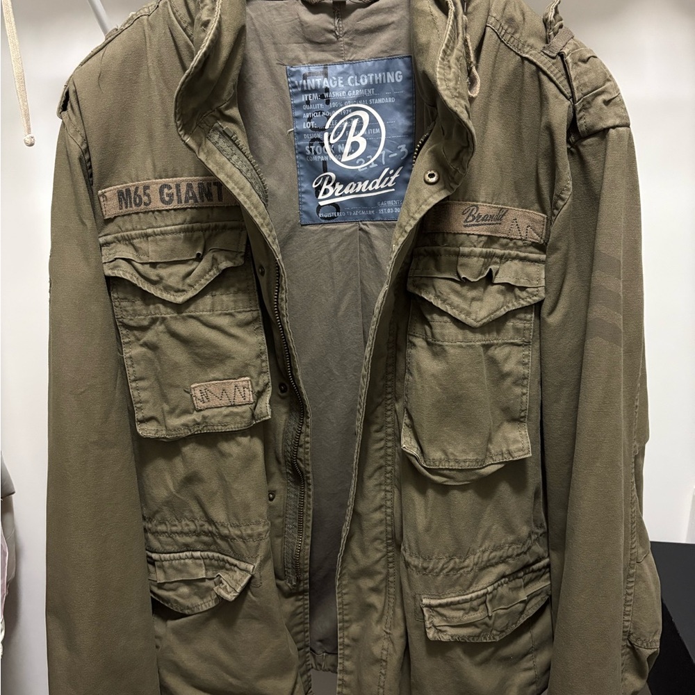 Men's Military Field Jacket - Khaki
